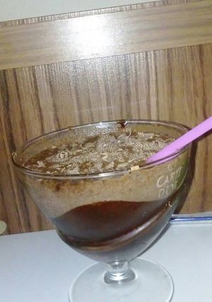 صورة لوصفة مخفوق موكا بارد و دسم 😍😍😍