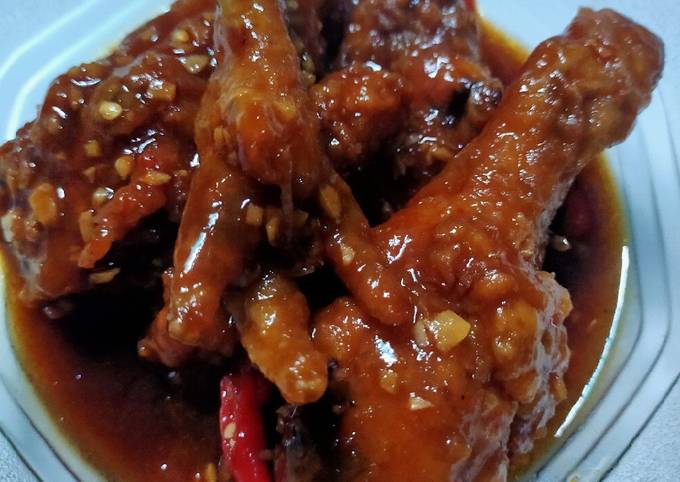 Ayam goreng saos teriyaki