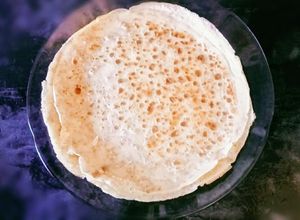 Una foto de Crepes o panqueques de harina integral