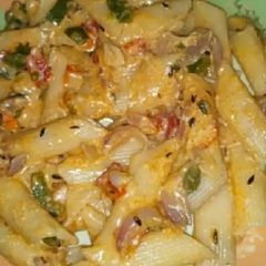 A picture of Creme pasta.
