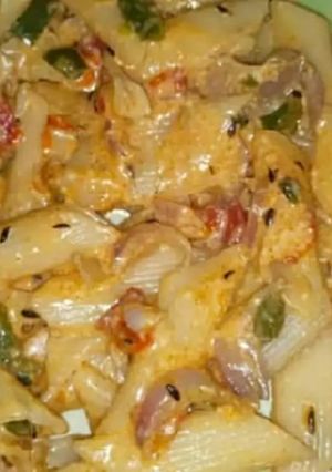 A picture of Creme pasta.