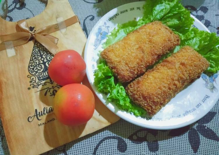 Resep Risoles roti tawar cheese, mushroom yang Lezat