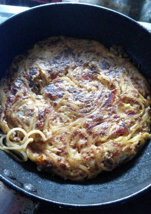 Foto resep Spaghetti 2 in 1 (spaghetti bolognise & panggang)