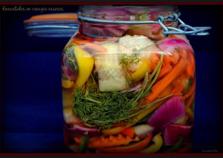 encurtidos en vinagre receta