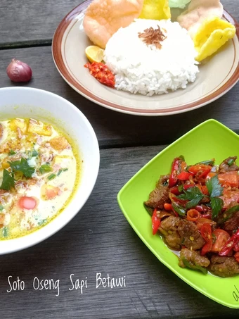 Cara Mudah Menyiapkan Resep Soto Oseng Sapi Khas Betawi yang Uenak Anti Ribet, Uenak Banget