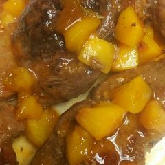 A picture of Peachy Country Style Pork Ribs.