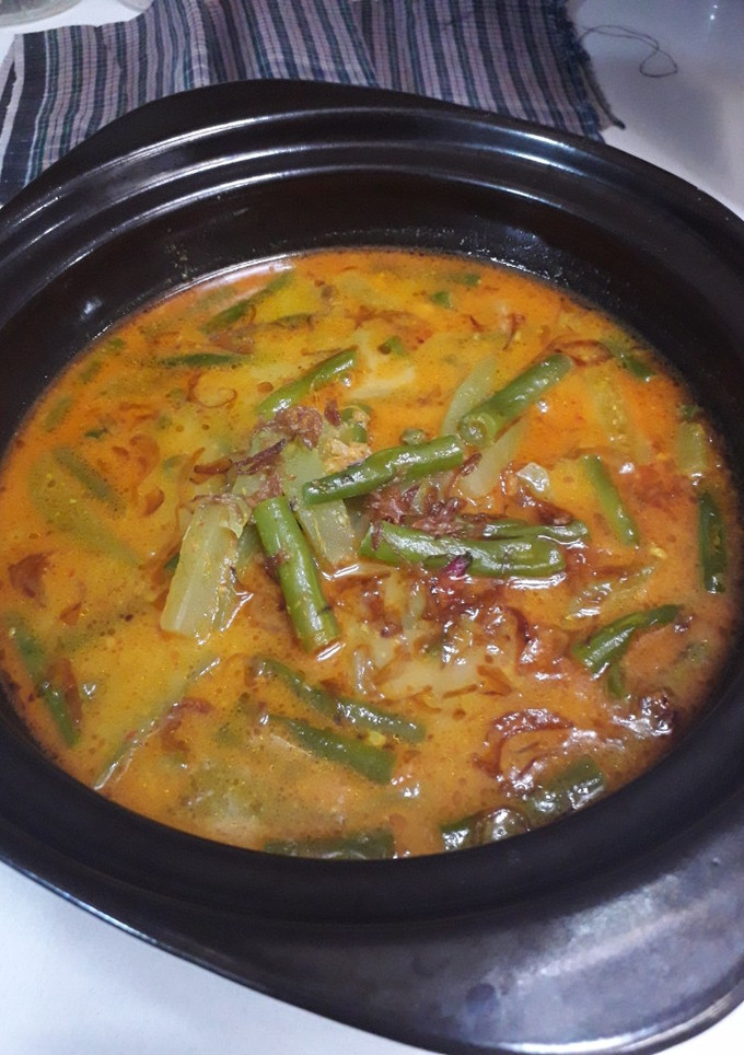 Foto resep Gulai Buncis Labu Siam (12)