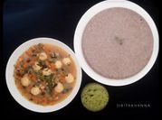 A picture of black rice