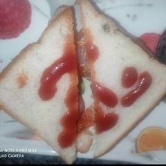 A picture of Vegetables sandwich.