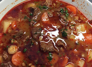 Marhagulyás recept fotója