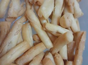 Una foto de (Keto) palitos salados (snack)