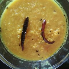 A picture of Red lentil fry.