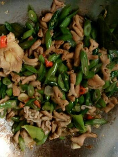 Foto resep Tumis buncis+usus ayam