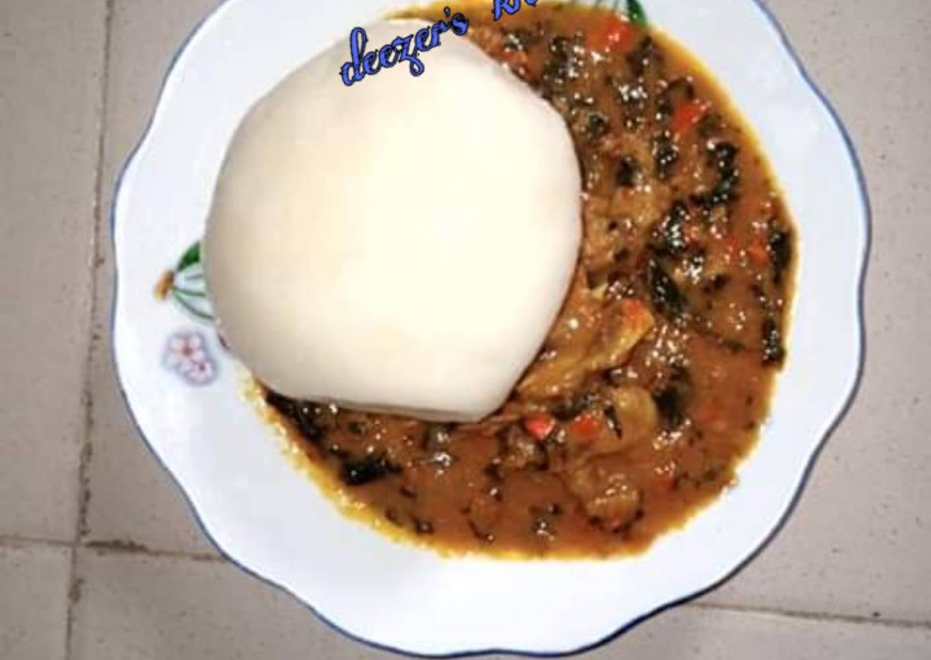 Palm kernel soup