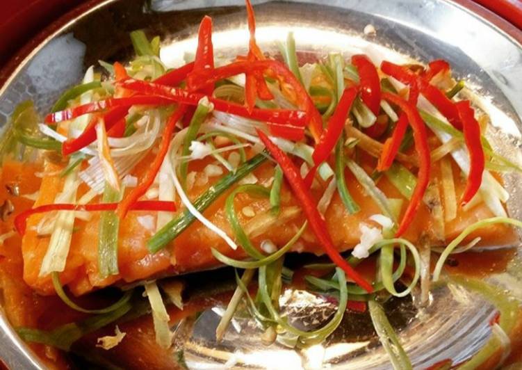Cara buat Salmon tim yang nikmat dan Mudah Dibuat