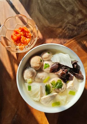 Foto resep Sup Bakso Tahu Kemerdekaan