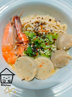 Foto resep Seafood Noodle Soup