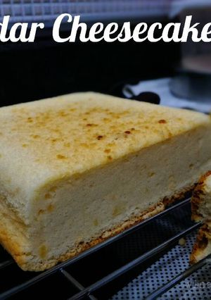 Foto resep Baked Cheddar Cheesecake