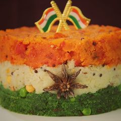 TriColor Upma A picture of TriColor Upma.