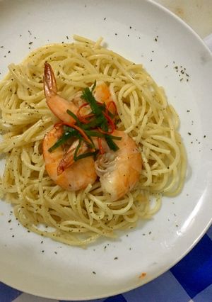 Foto resep Spaghetti Aglio Olio