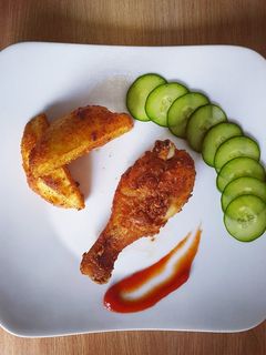 Hình của món Đùi gà chiên giòn.