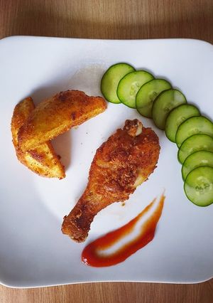 Hình của món Đùi gà chiên giòn.