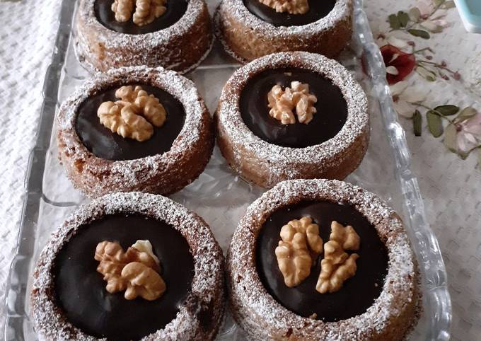 Recette Savoureux Biscuits à la ganache au chocolat