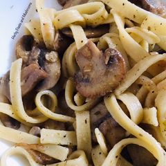 A picture of Herby Pasta and Mushroom for One.