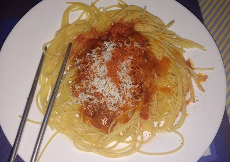 Spaghetti rumahan 😁