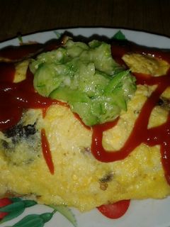 Una foto de Omurice a mi manera