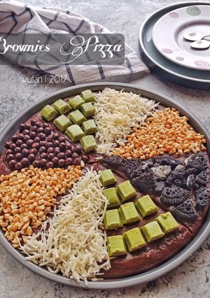 Foto resep Brownies Pizza