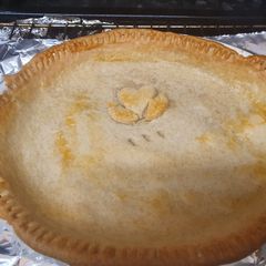 A picture of My Chicken And Mushroom Pie.