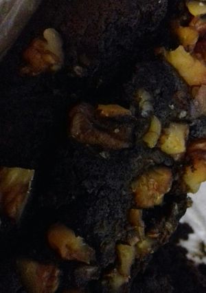 A picture of Eggless brownie.