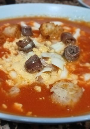 Una foto de Sopa Completa de Gazpacho