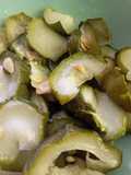 Ensalada de zapallo italiano cocido