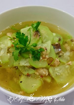 Hình của món Canh Bầu Nấu Cá.