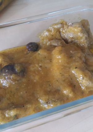 Una foto de Ternera en salsa con setas