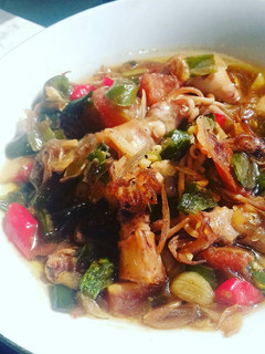 Foto resep Tumis cumi asin cabe ijo
