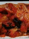 Berenjenas al horno con orégano y mozzarella