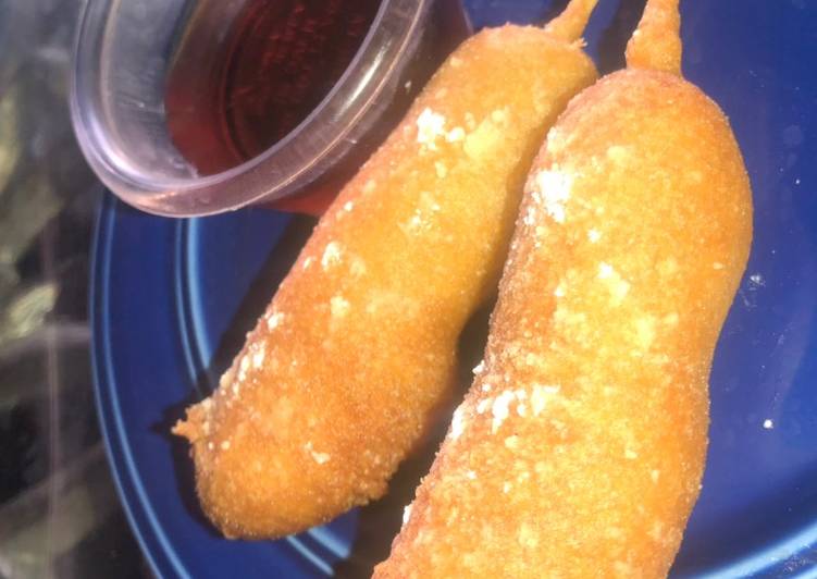 Steps to Prepare Any-night-of-the-week Breakfast “corn dogs”