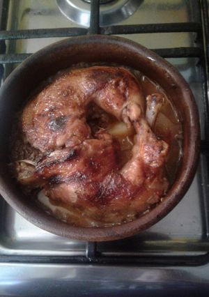 صورة لوصفة طاجن بطاطس بالفراخ