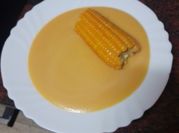 Una foto de mazorca crema