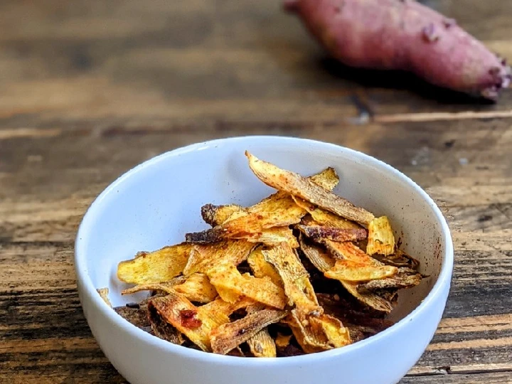 Recipe Sweet Potato Baked Chips the Perfect Can spoil the tongue