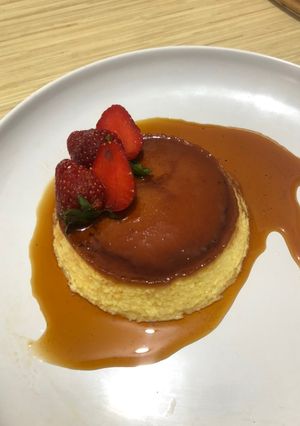 Foto resep Puding custard caramel