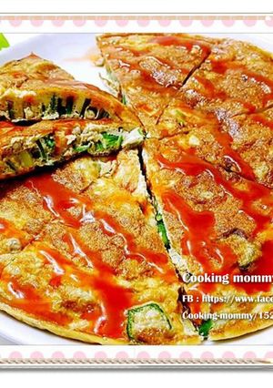 秋葵烘蛋 的食譜成品照片