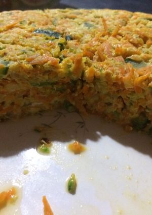 Una foto de Tortilla tricolor