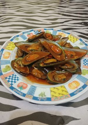 Foto resep Kerang Saos Pedas Njerit