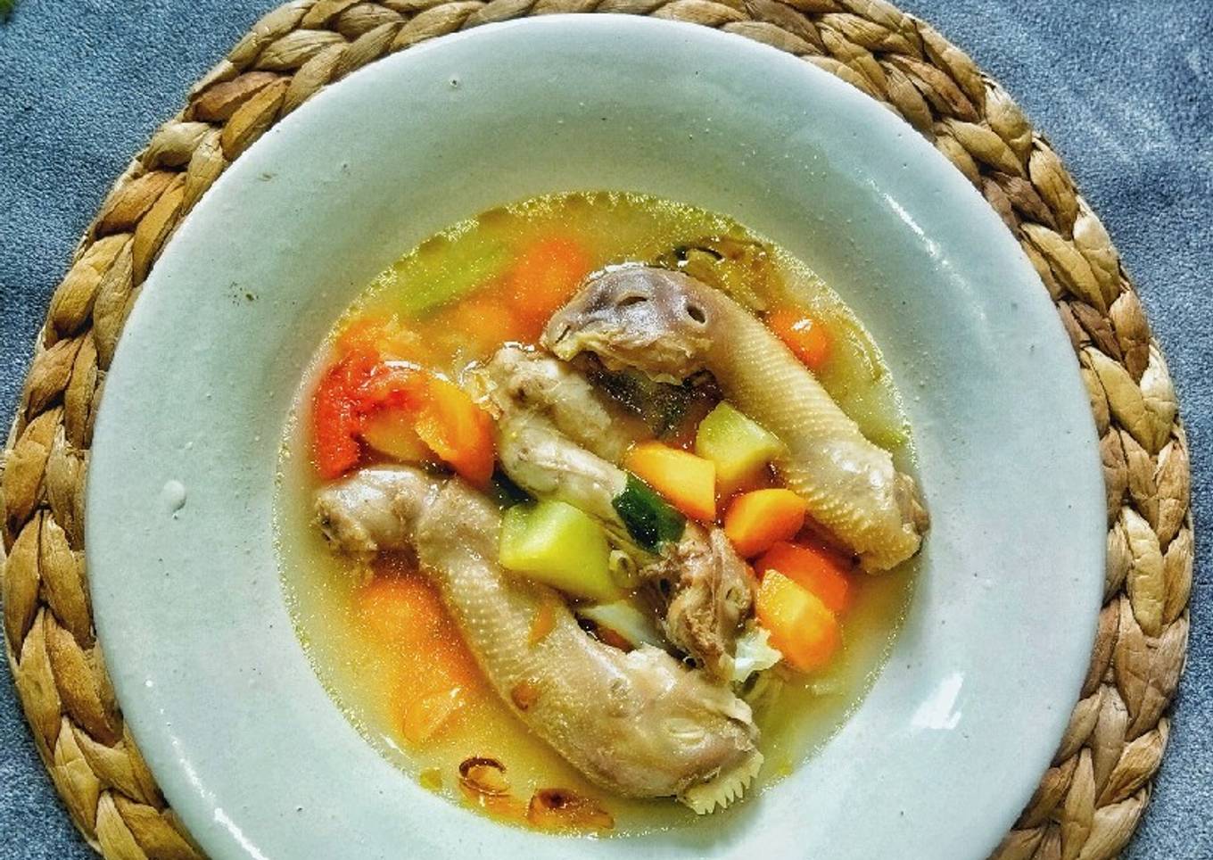 Resep Sop Pedas Kepala Ayam yang Lezat Sekali