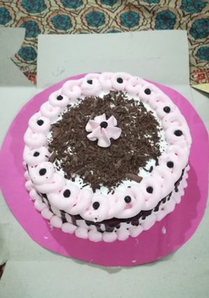 A picture of Plain chocolate sponge.