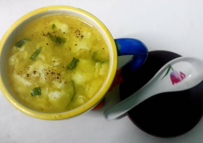 Simple Way to Prepare Favorite Chicken egg drop soup